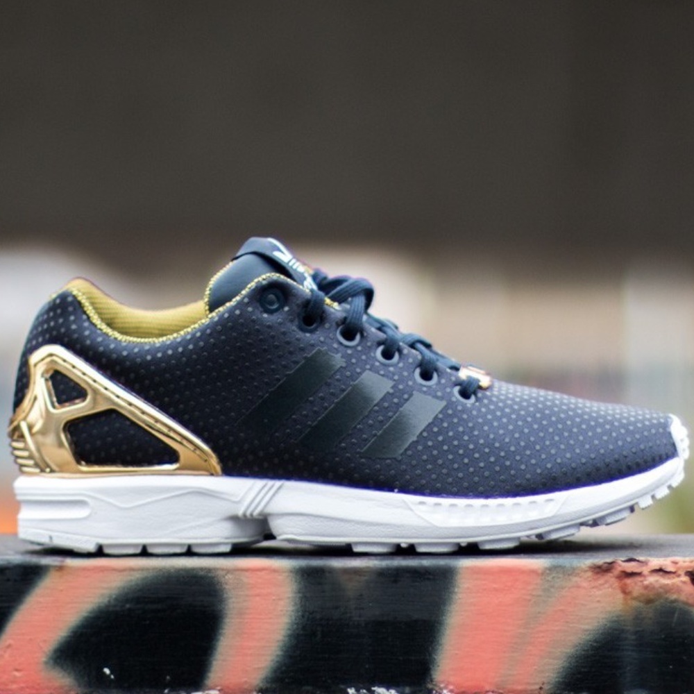 Adidas Torsion ZX Blue and Gold
